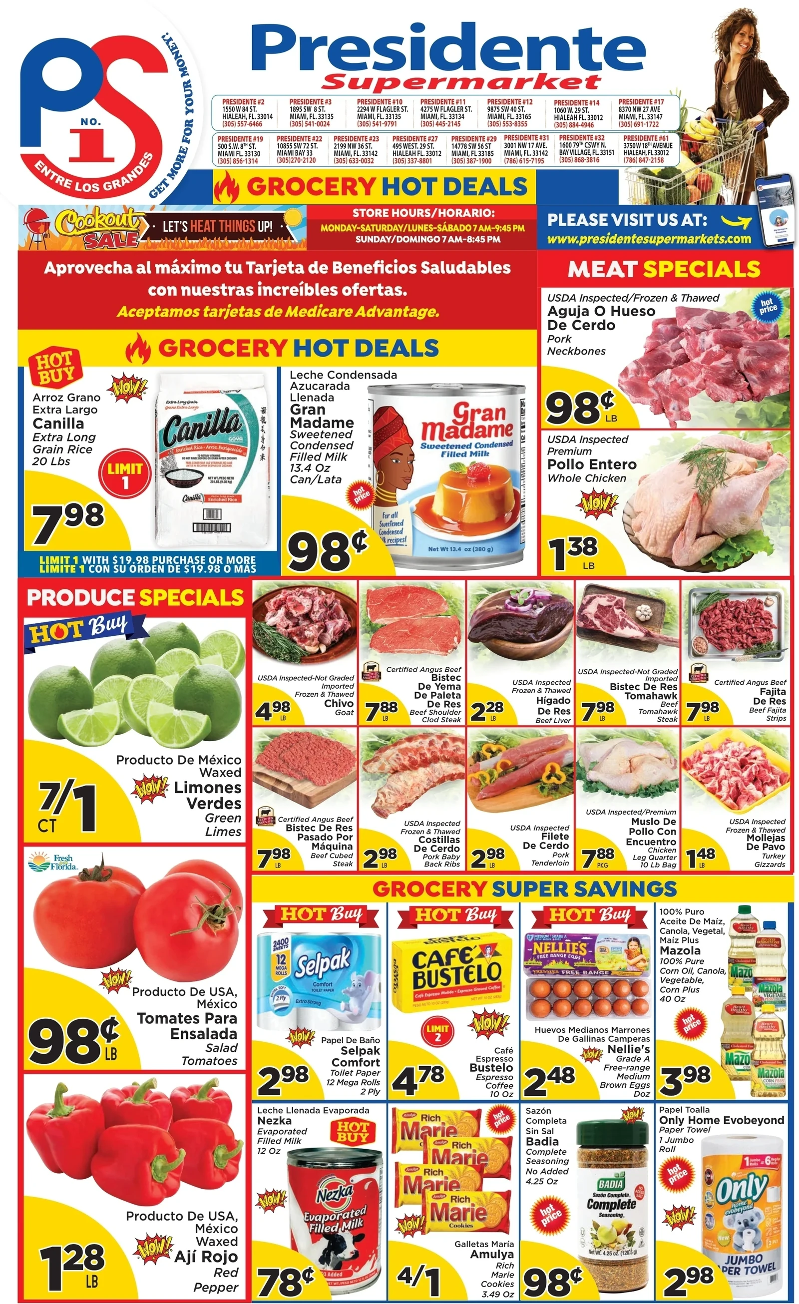 Presidente Weekly Ad